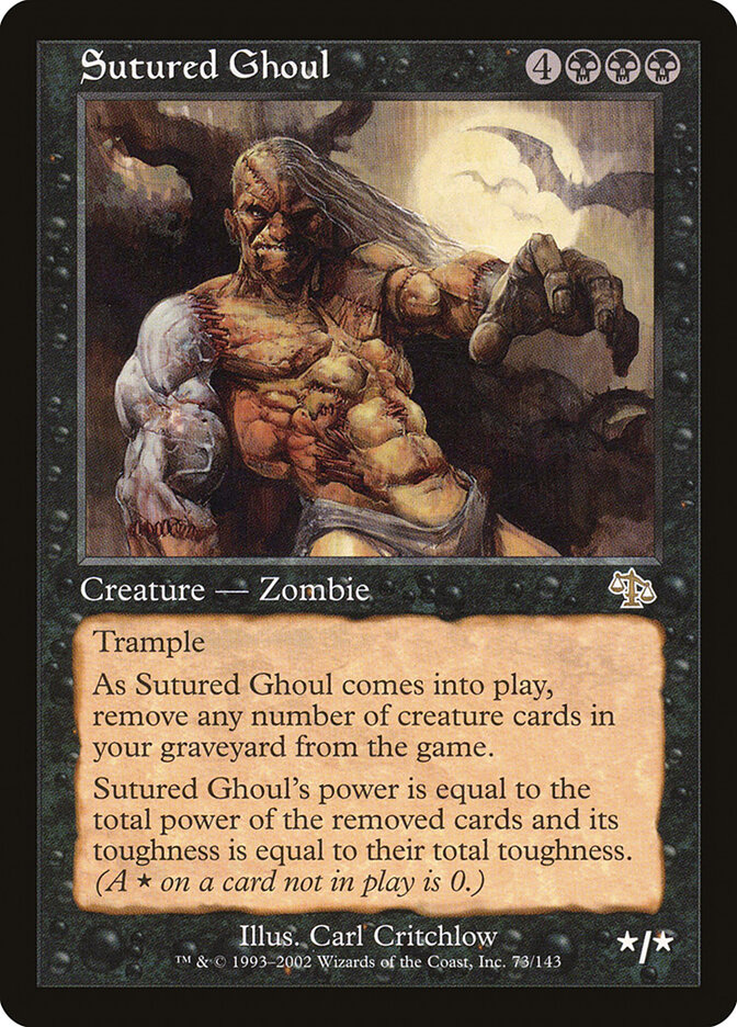 Sutured Ghoul, Judgment · 73/143