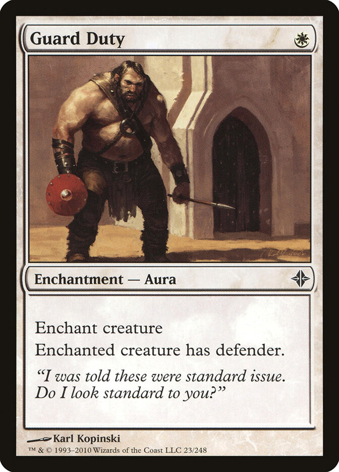 Guard Duty, Rise of the Eldrazi · 23/248