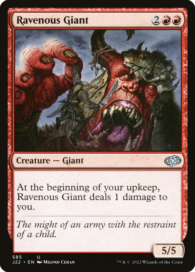 Ravenous Giant, Jumpstart 2022 · 585