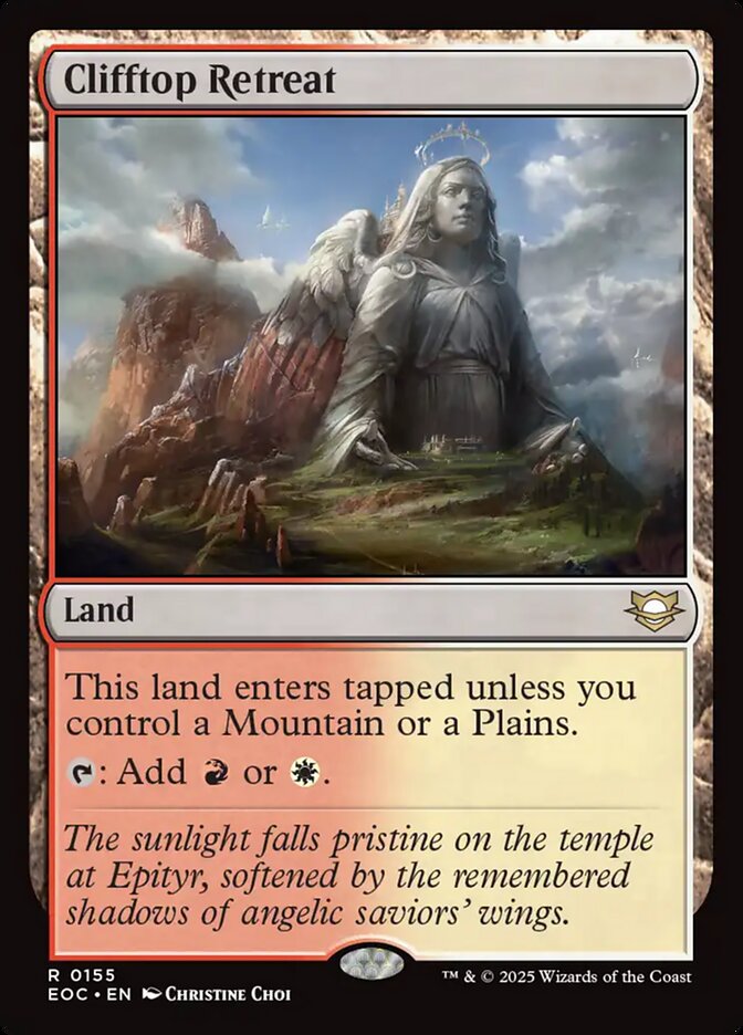 Clifftop Retreat, Edge of Eternities Commander · 0155