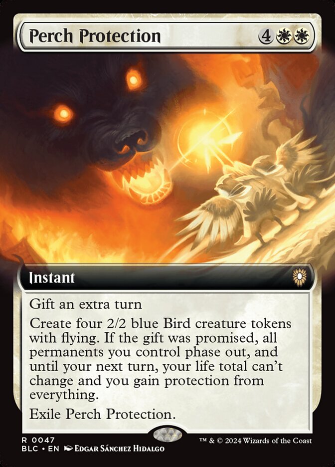 Perch Protection, Bloomburrow Commander · 0047