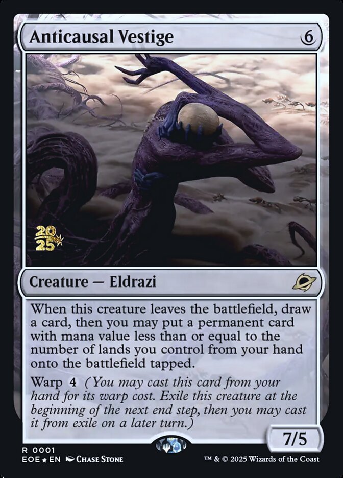 Anticausal Vestige, Edge of Eternities Promos · 0001