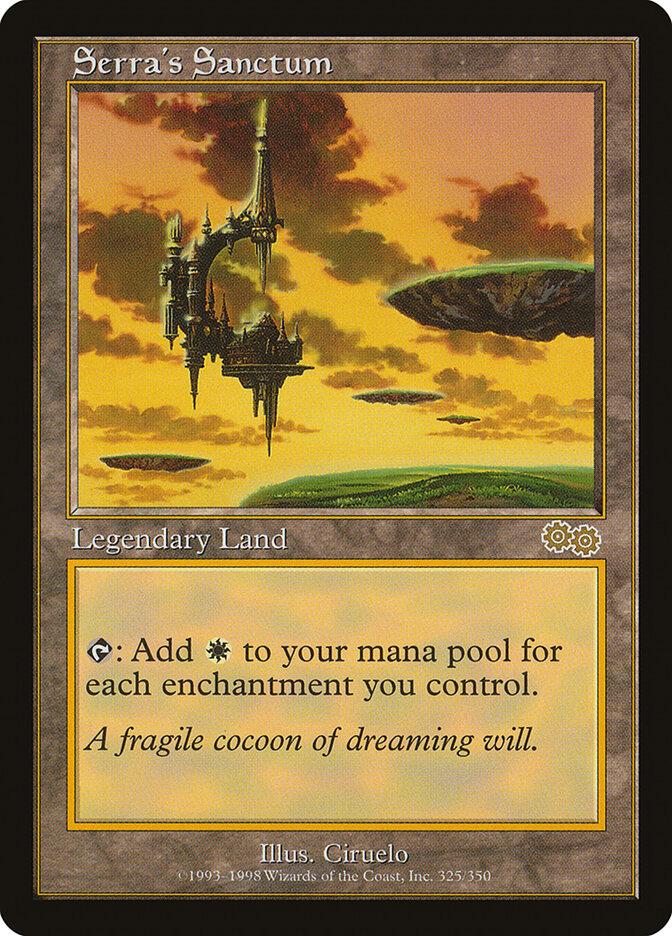 Serra's Sanctum, Urza's Saga · 325/350