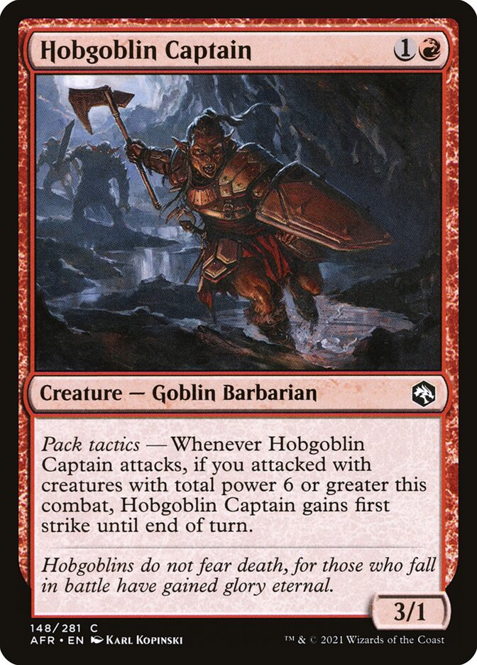 Hobgoblin Captain, Adventures in the Forgotten Realms · 148/281