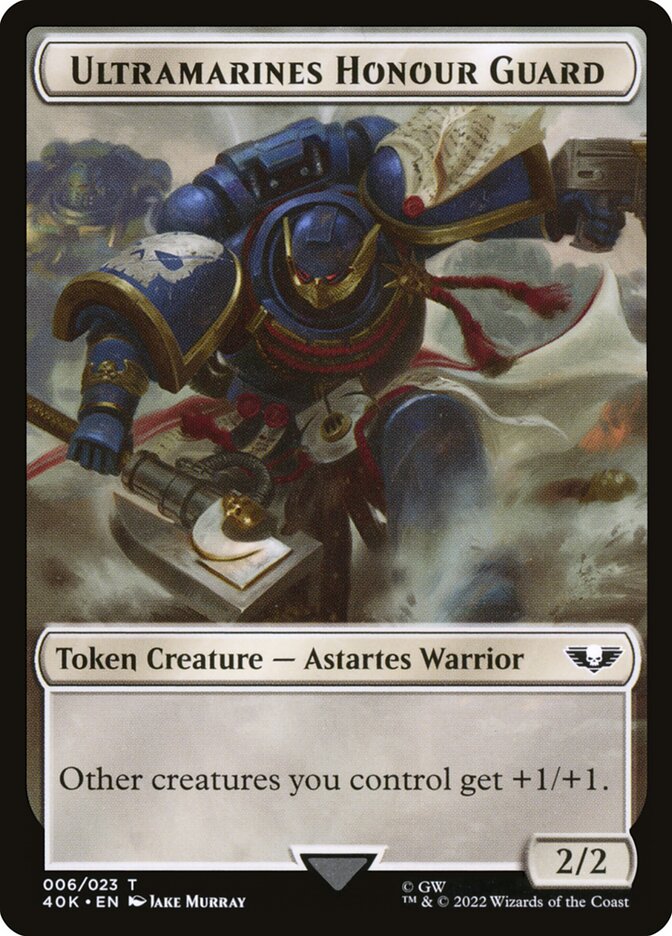 Ultramarines Honour Guard, Warhammer 40,000 Tokens · 006