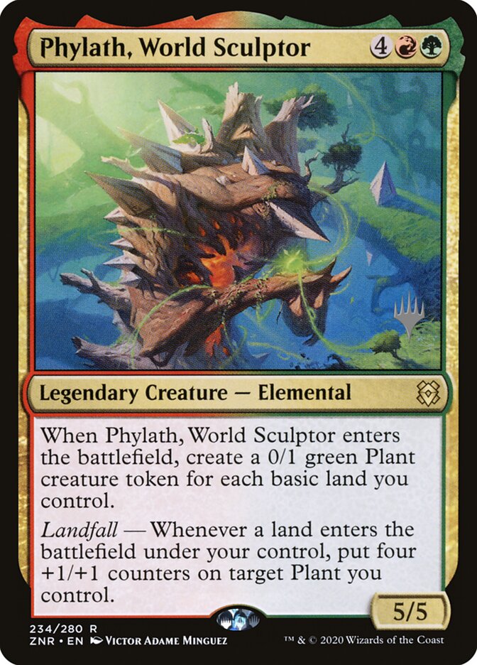 Phylath, World Sculptor, Zendikar Rising Promos · 234/280