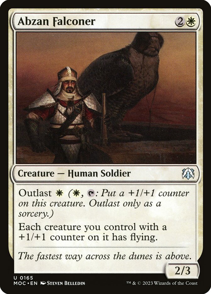Abzan Falconer, March of the Machine Commander · 0165