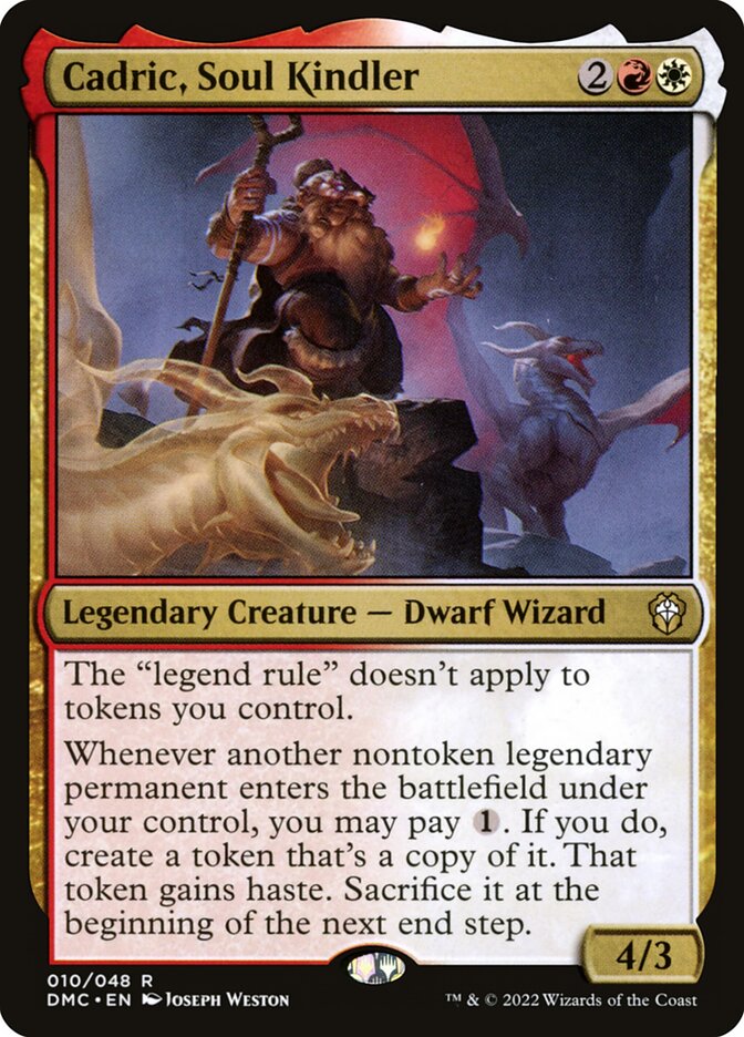Cadric, Soul Kindler, Dominaria United Commander · 010/050