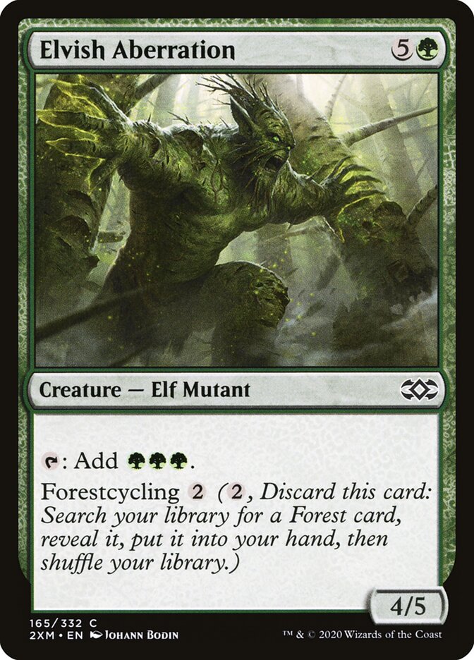 Elvish Aberration, Double Masters · 165/332