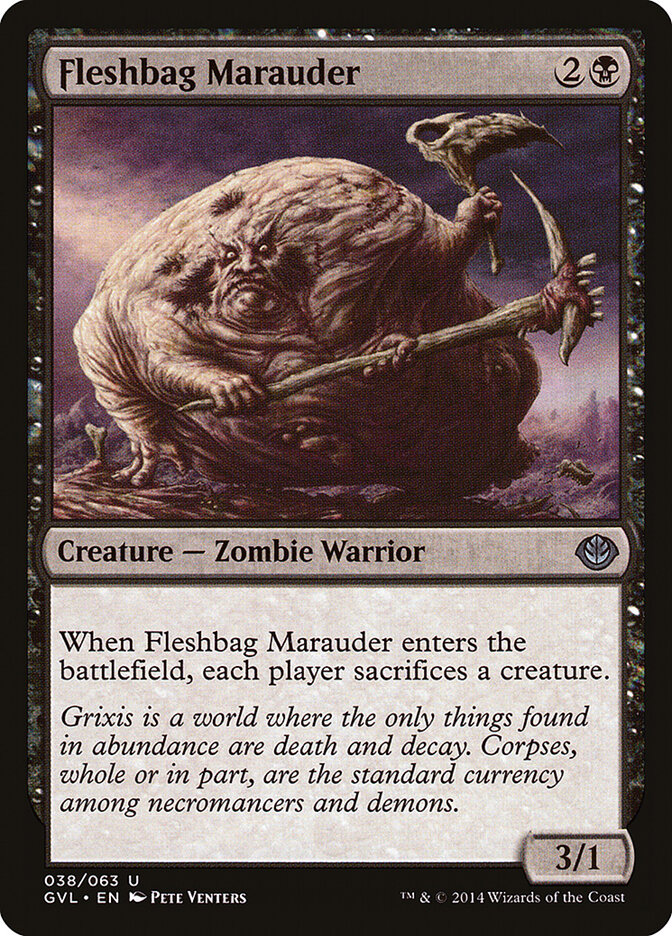 Fleshbag Marauder, Duel Decks Anthology: Garruk vs. Liliana · 038/063