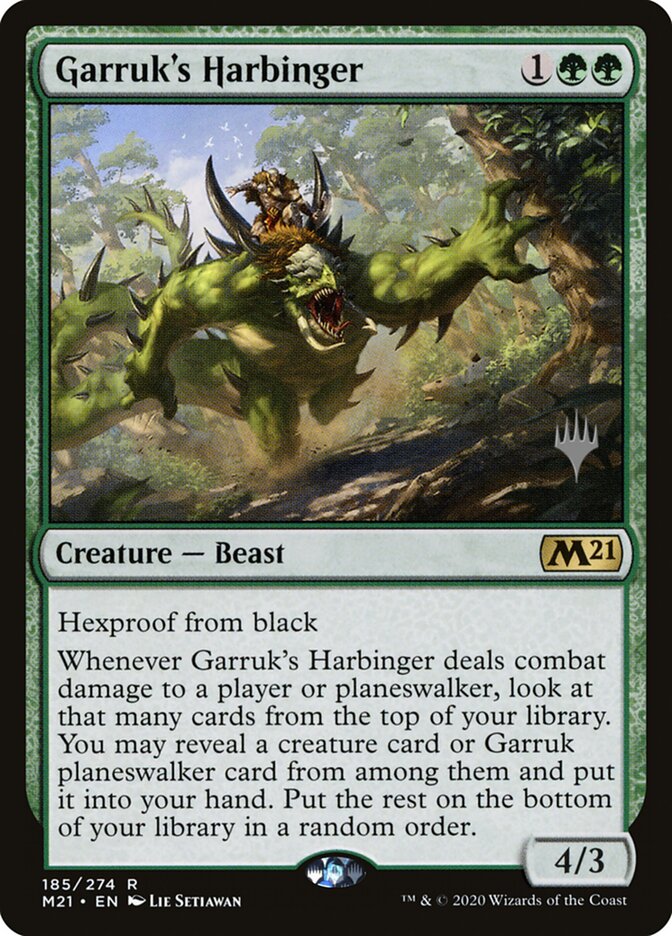 Garruk's Harbinger, Core Set 2021 Promos · 185/274