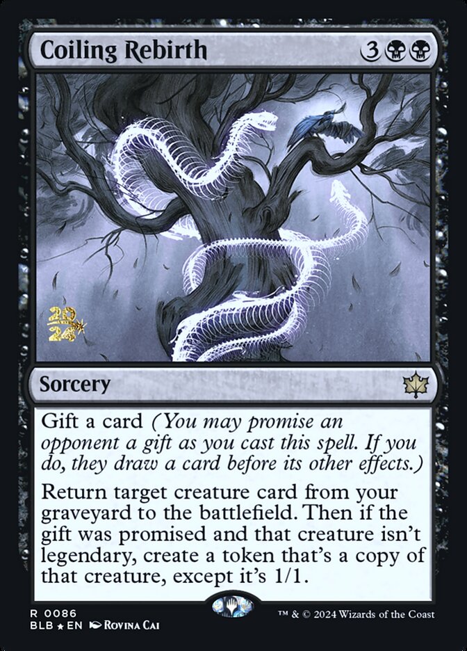 Coiling Rebirth, Bloomburrow Promos · 0086