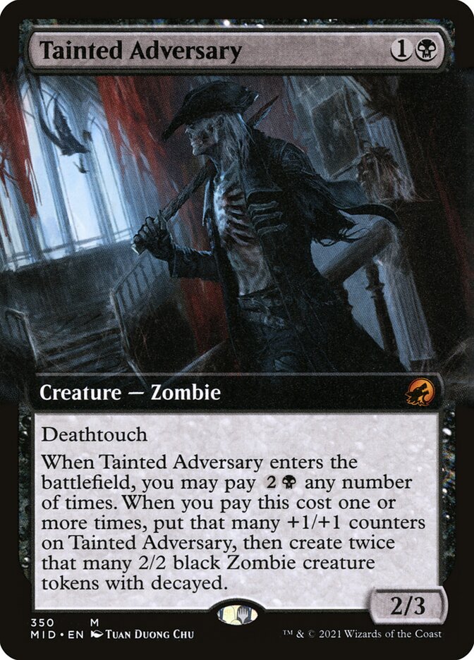Tainted Adversary, Innistrad: Midnight Hunt · 350