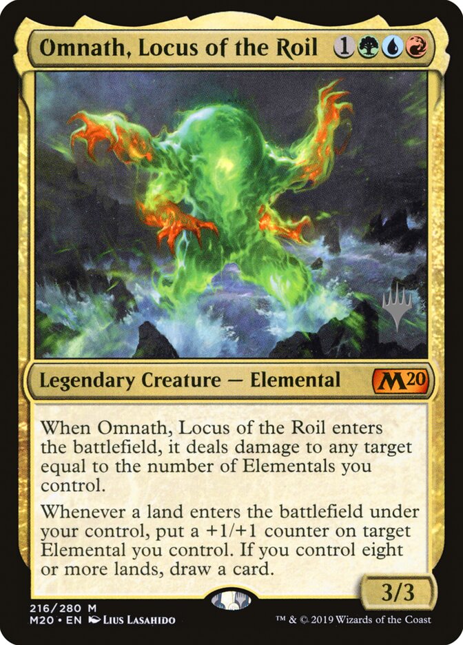 Omnath, Locus of the Roil, Core Set 2020 Promos · 216/280
