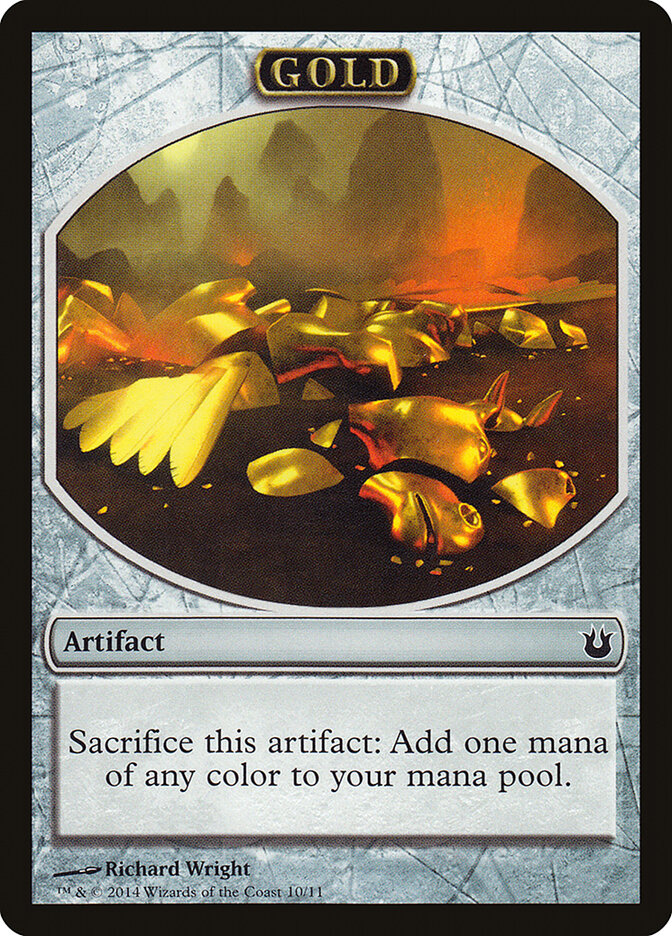 Gold, Born of the Gods Tokens · 10