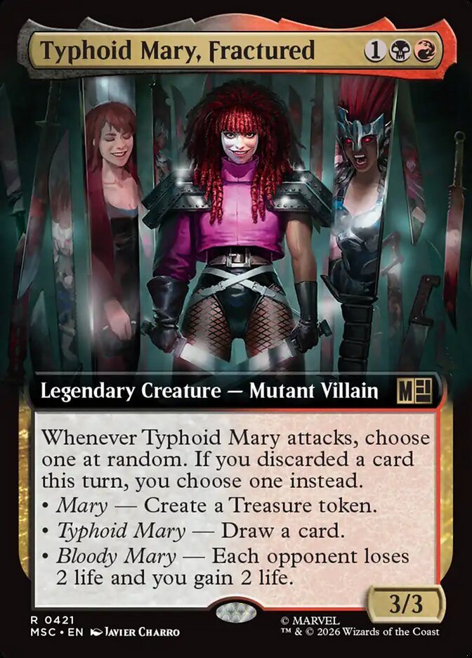 Typhoid Mary, Fractured, Marvel Super Heroes Commander · 0421