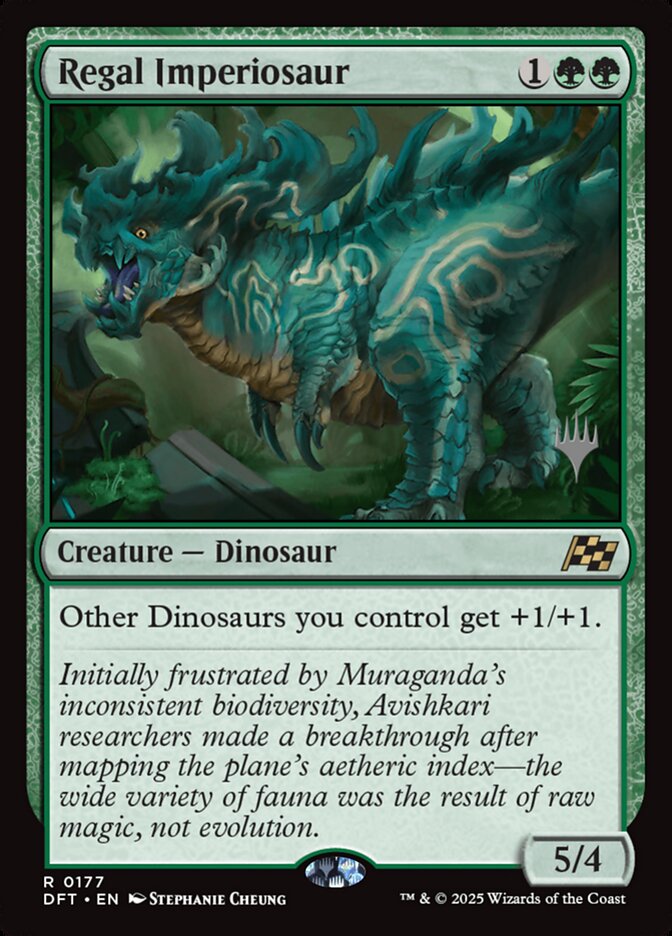 Regal Imperiosaur, Aetherdrift Promos · 0177