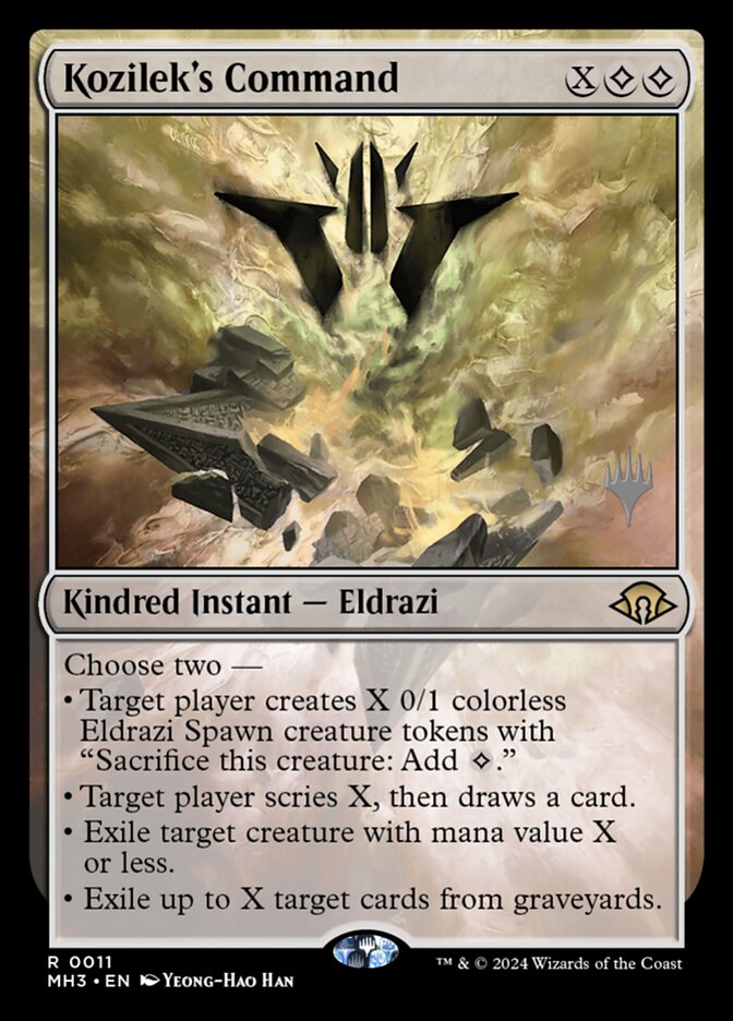 Kozilek's Command, Modern Horizons 3 Promos · 0011