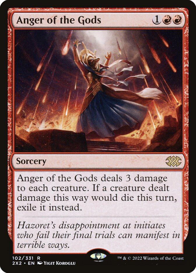 Anger of the Gods, Double Masters 2022 · 102/331