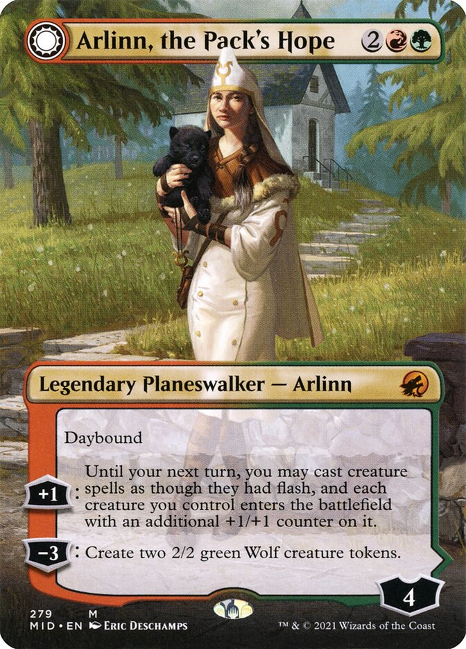 Arlinn, the Pack's Hope // Arlinn, the Moon's Fury, Innistrad: Midnight Hunt · 279