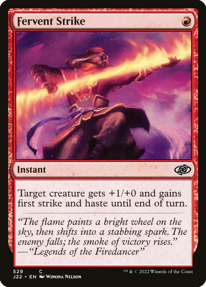 Fervent Strike, Jumpstart 2022 · 529