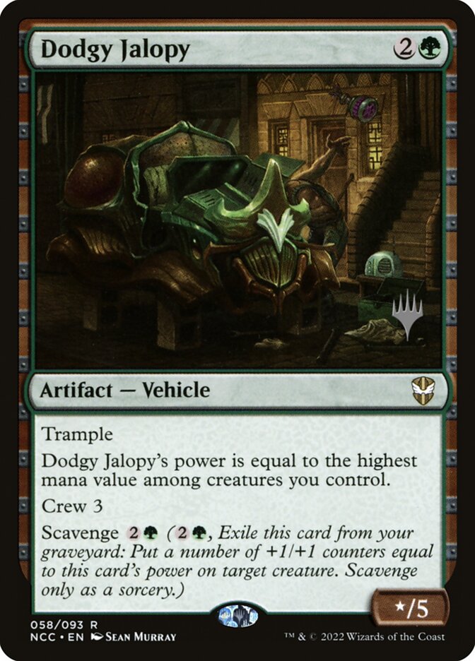 Dodgy Jalopy, New Capenna Commander Promos · 058/093