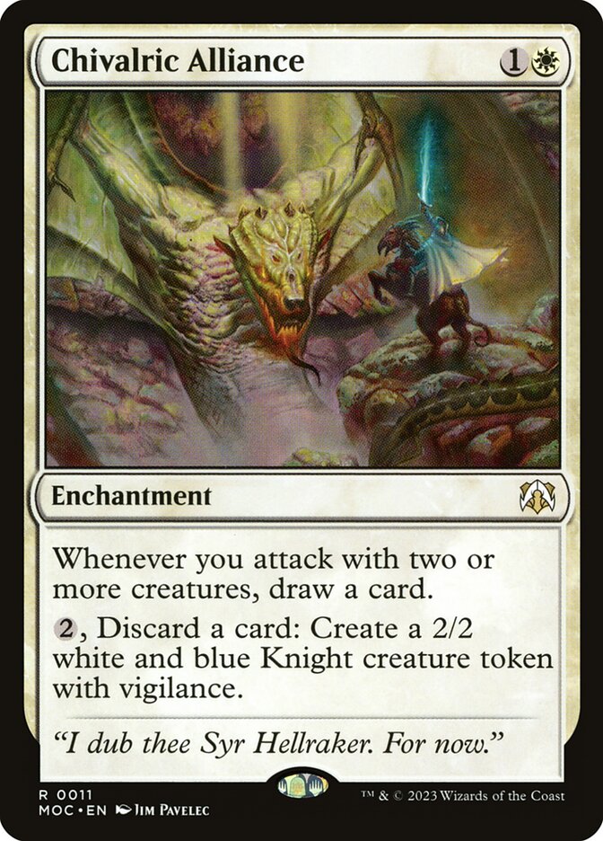 Chivalric Alliance, March of the Machine Commander · 0011