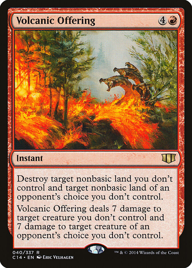 Volcanic Offering, Commander 2014 · 040/337