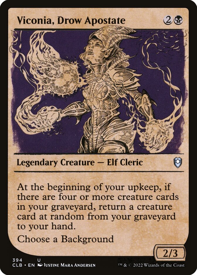 Viconia, Drow Apostate, Commander Legends: Battle for Baldur's Gate · 394