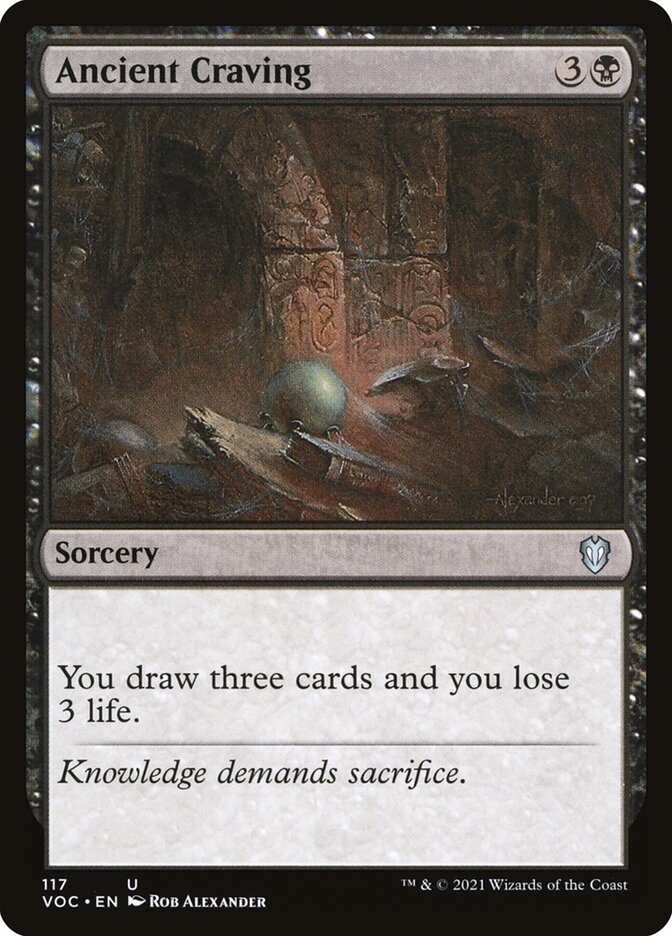 Ancient Craving, Crimson Vow Commander · 117