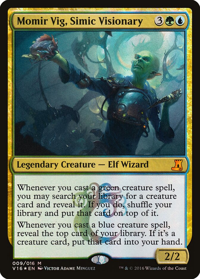 Momir Vig, Simic Visionary, From the Vault: Lore · 009/016