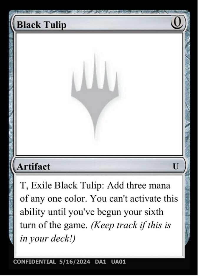 Black Tulip, Unknown Event · ua01a