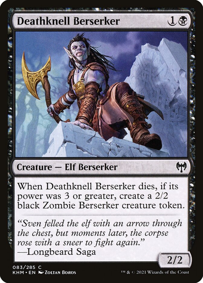 Deathknell Berserker, Kaldheim · 083/285