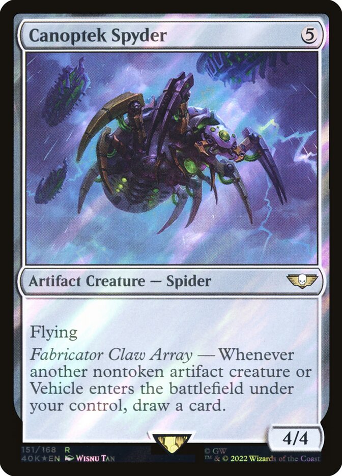 Canoptek Spyder, Warhammer 40,000 Commander · 151-star