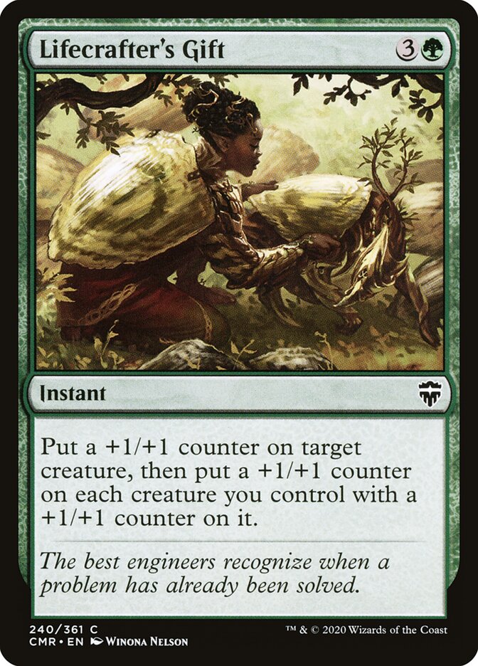 Lifecrafter's Gift, Commander Legends · 240/361