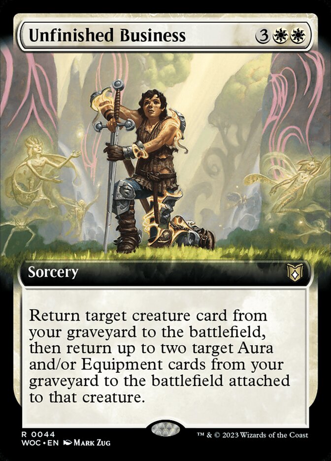 Unfinished Business, Wilds of Eldraine Commander · 0044