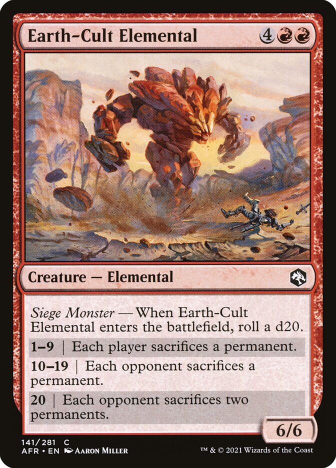 Earth-Cult Elemental, Adventures in the Forgotten Realms · 141/281