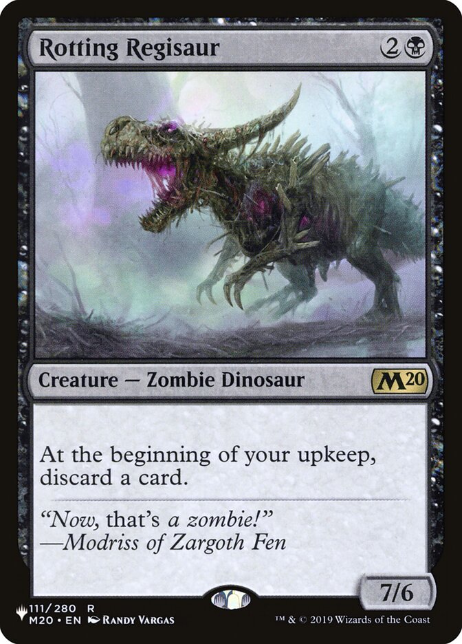 Rotting Regisaur, The List · m20-111