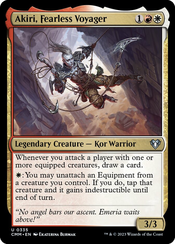 Akiri, Fearless Voyager, Commander Masters · 0335