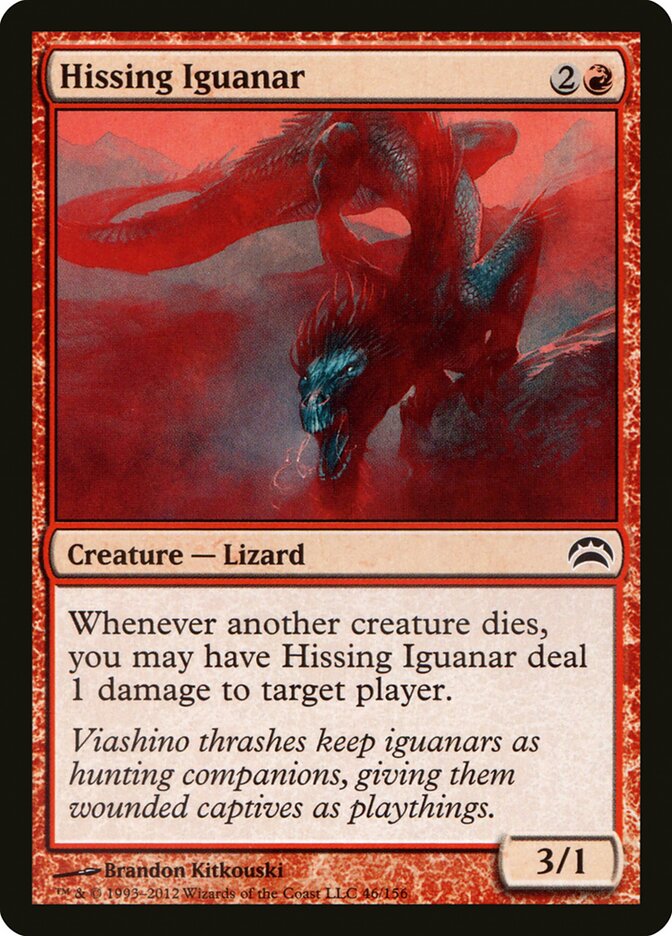 Hissing Iguanar, Planechase 2012 · 46/156