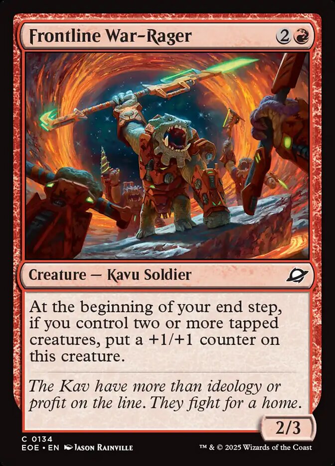 Frontline War-Rager, Edge of Eternities · 0134