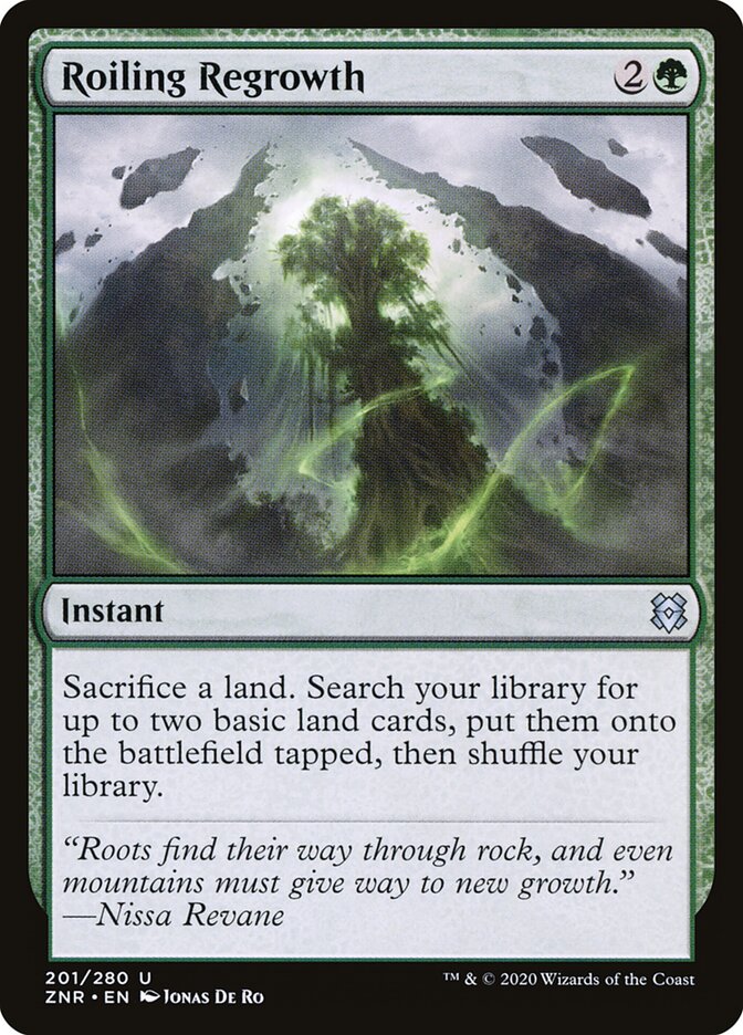 Roiling Regrowth, Zendikar Rising · 201/280