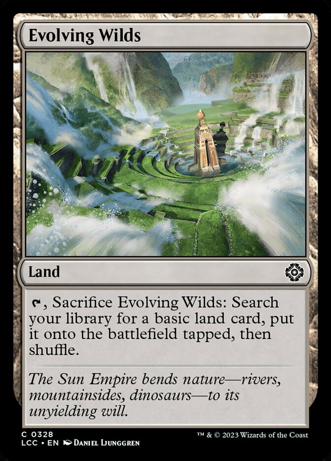 Evolving Wilds, The Lost Caverns of Ixalan Commander · 0328