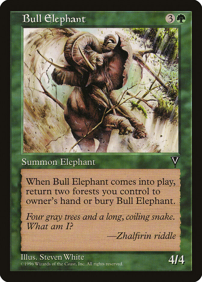 Bull Elephant, Visions · 101