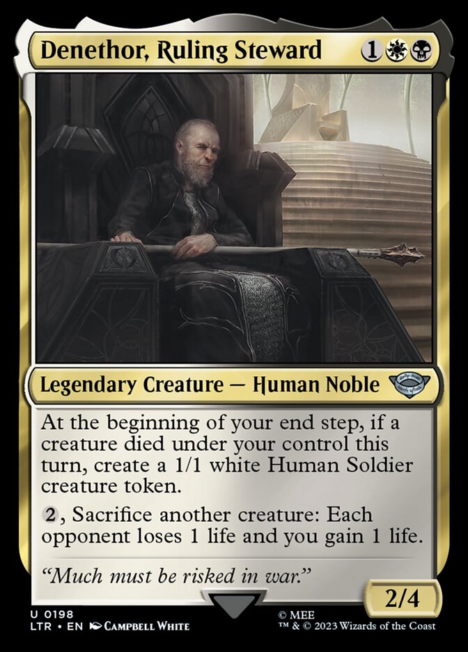 Denethor, Ruling Steward, The Lord of the Rings: Tales of Middle-earth · 0198