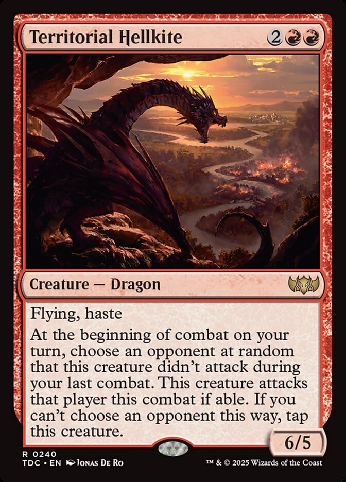 Territorial Hellkite, Tarkir: Dragonstorm Commander · 0240