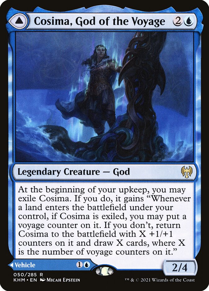 Cosima, God of the Voyage // The Omenkeel, Kaldheim · 050/285