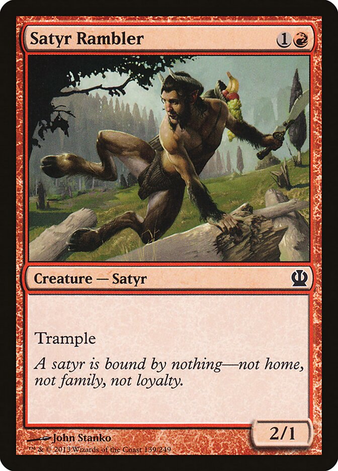 Satyr Rambler, Theros · 139/249