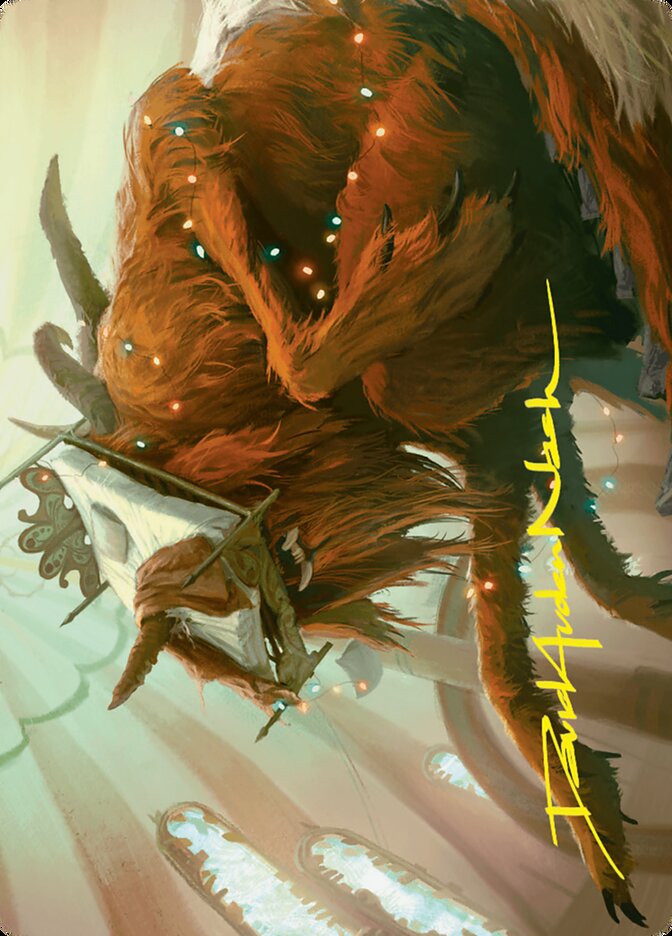 Bedhead Beastie // Bedhead Beastie, Duskmourn: House of Horror Art Series · 0011