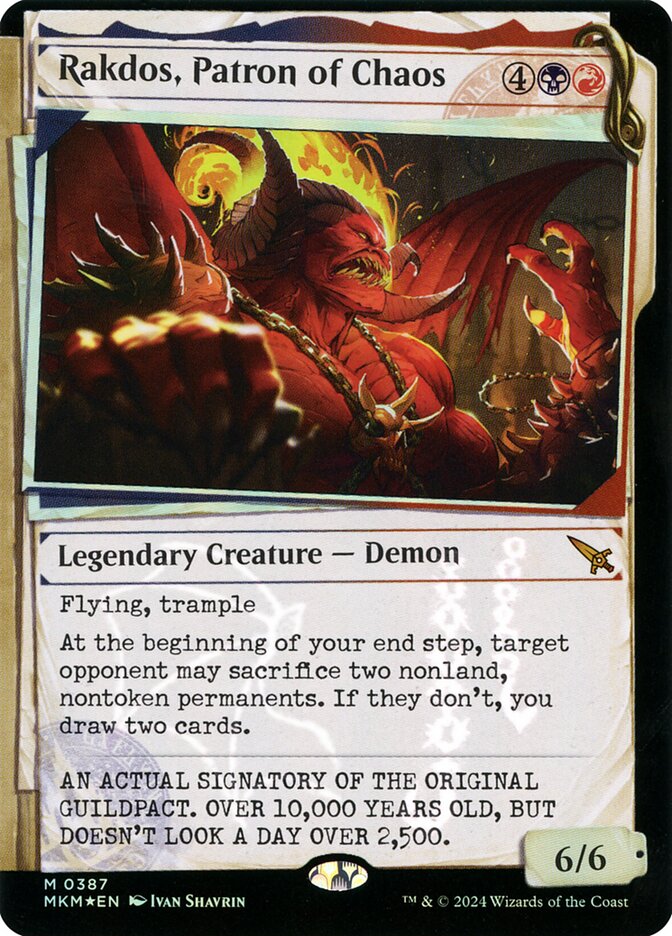 Rakdos, Patron of Chaos, Murders at Karlov Manor · 0387